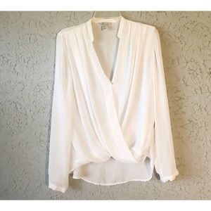 Crossover Work Blouse